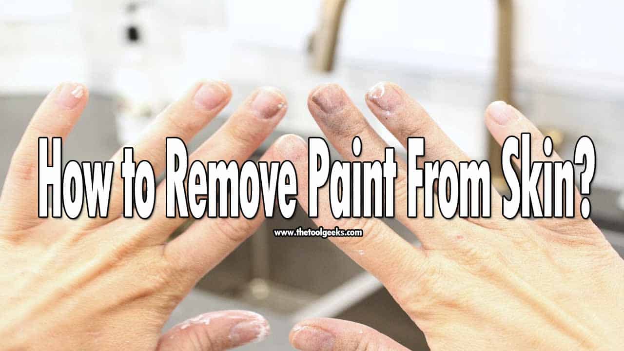 You have to deal with paint sticking into your fingers, clothes if you work with paint rollers/ sprayers a lot. That's why knowing how to remove paint from the skin can be helpful to you. There are a lot of ways you can do that, but we recommend using soap and warm water.