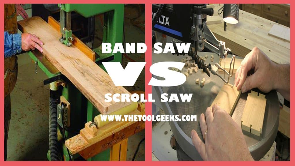 There are a lot of differences between a band saw and a scroll saw. Scroll saws are used for smaller projects while band saws are used for bigger projects. If you want to know more about band saws vs scroll saws then check our post