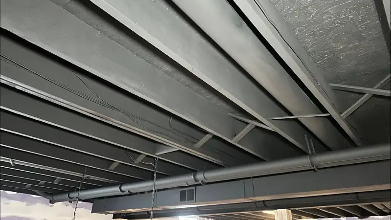 How to Paint an Unfinished Basement Ceiling