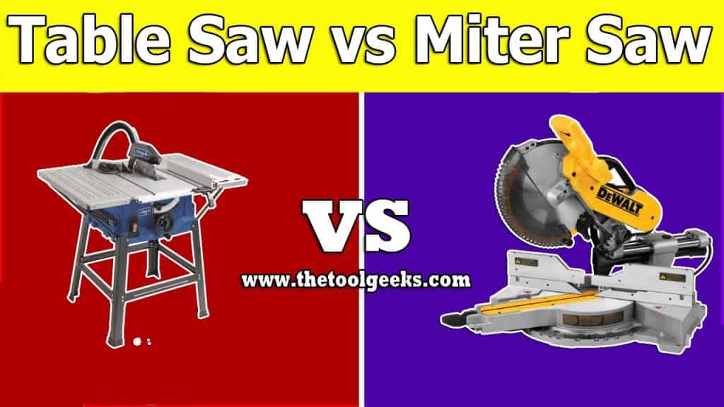table saw vs miter saw