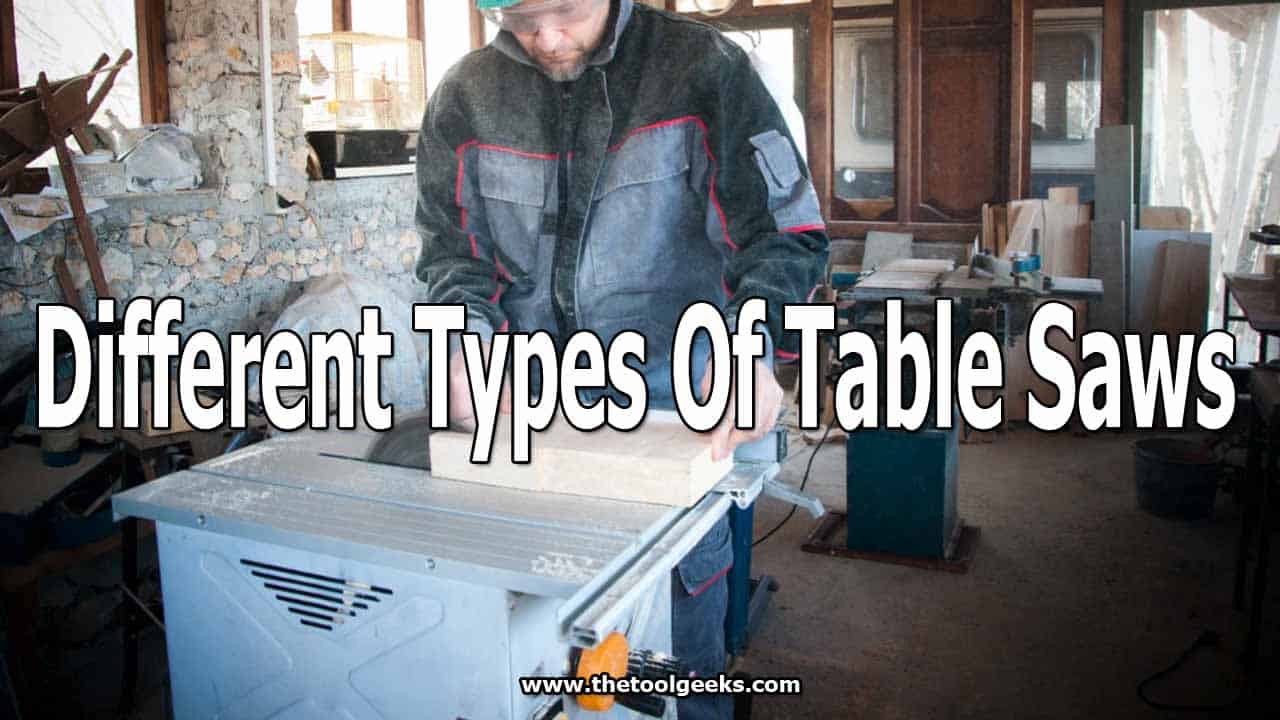 There are a lot of different types of table saws -- depending on your project, you can choose one or the other. If you don't know which one to pick, then you should read our post to understand the differences between table saws better.