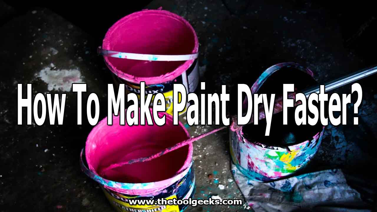 If you are in a rush and you need to dry your paint faster then you are in luck. We made an effective guide on how to make paint dry faster and easier. The process is very easy and everyone can do it. There are 7 different ways that you can do that -- hint: one of them includes using a hairdryer.