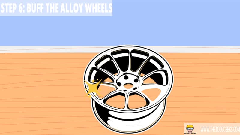 Step 6: Buff the Alloy Wheels