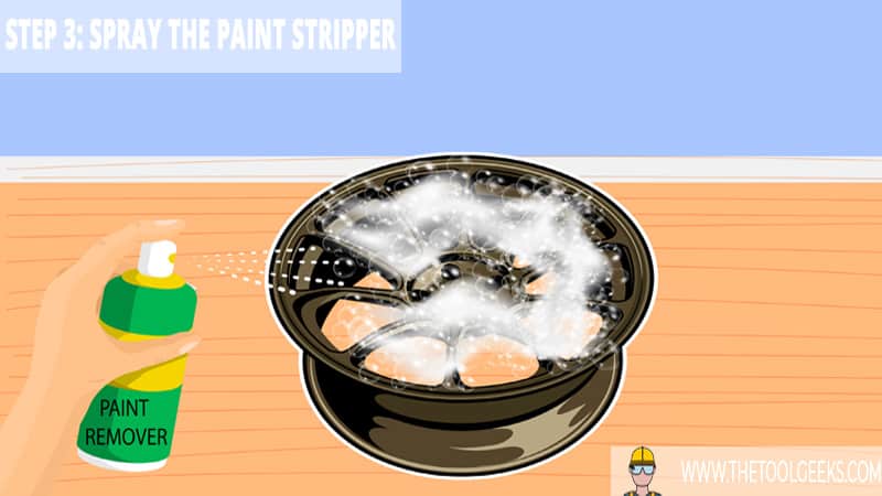 Step 3: Spray the Paint Stripper