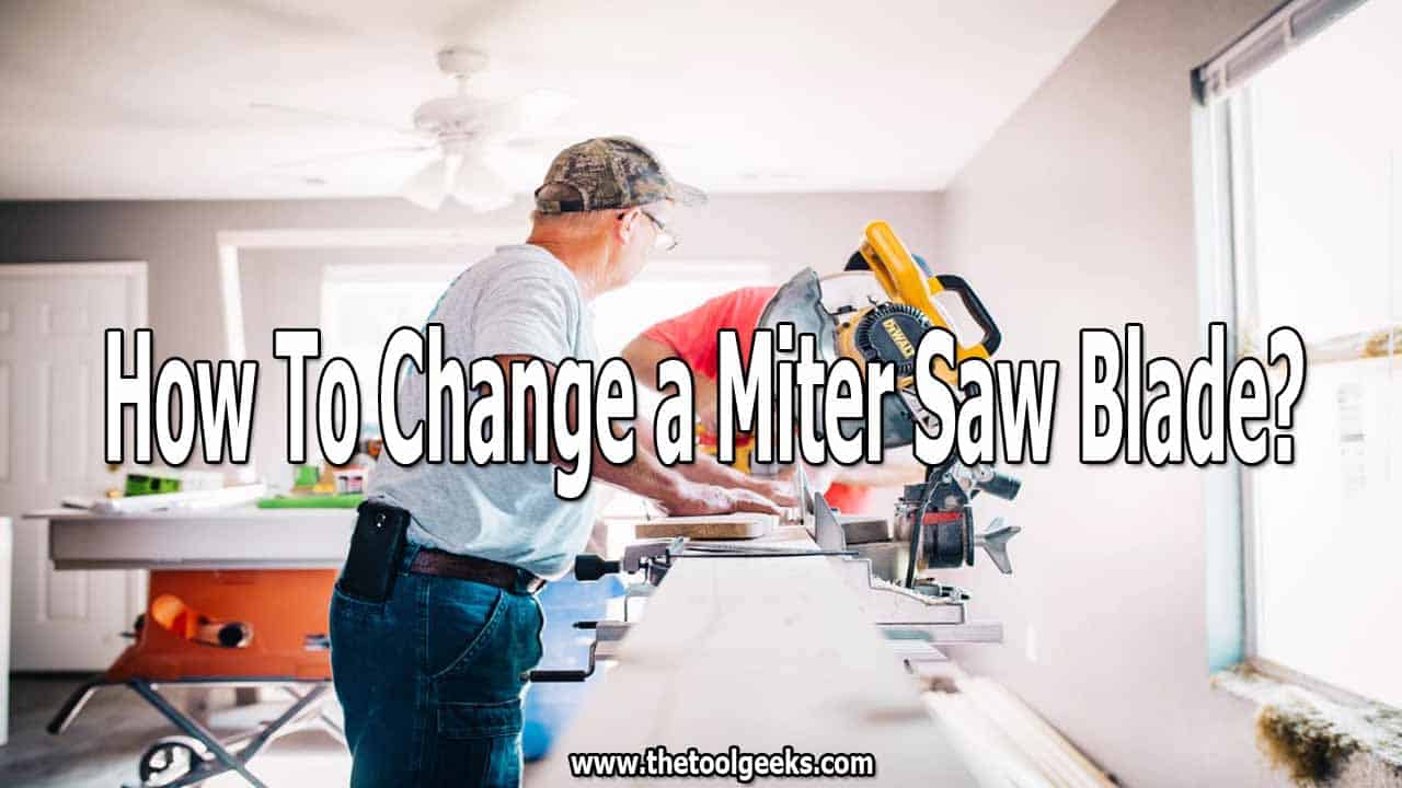 When the time comes, you need to know how to change a miter saw blade. If you are working with different surfaces then you need a different blade for each task. Knowing how to change it will save you a lot of time and energy.