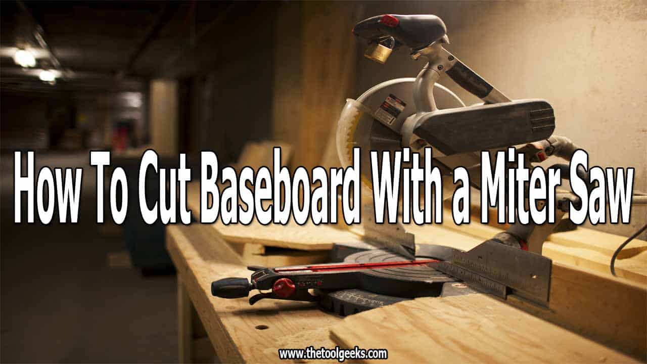 If you want to learn how to cut baseboard with a miter saw then you need to understand that there are two ways you can do that. You can do that by using a straight cut or angled cut. Both ways are easy to do, and depending on your needs you may use one or the other, or both.