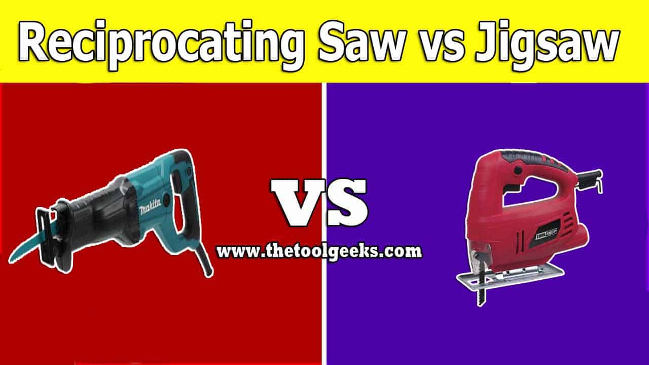 Both of these tools can be used for similar material. But, there are a lot of differences between a reciprocating saw vs jigsaw. The most obvious one is the design. Except for that, there are also some similarities between these two saws