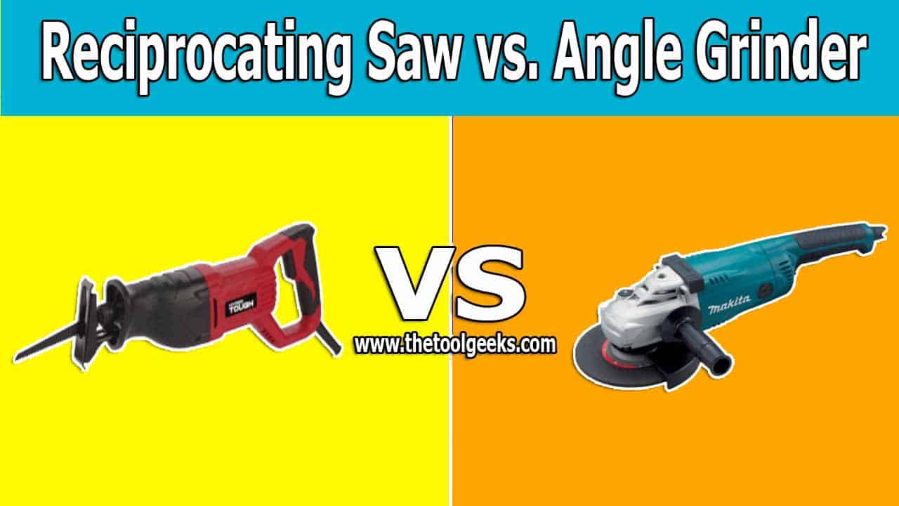 There are a lot of differences between reciprocating saws vs angle grinders. But, these two tools can be used sometimes to complete the other's job. If you are into DIY then you need to know the difference between these two tools.