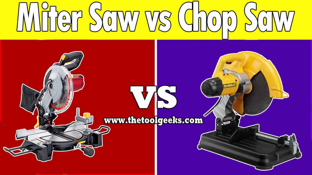 Miter Saw vs Chop Saw
