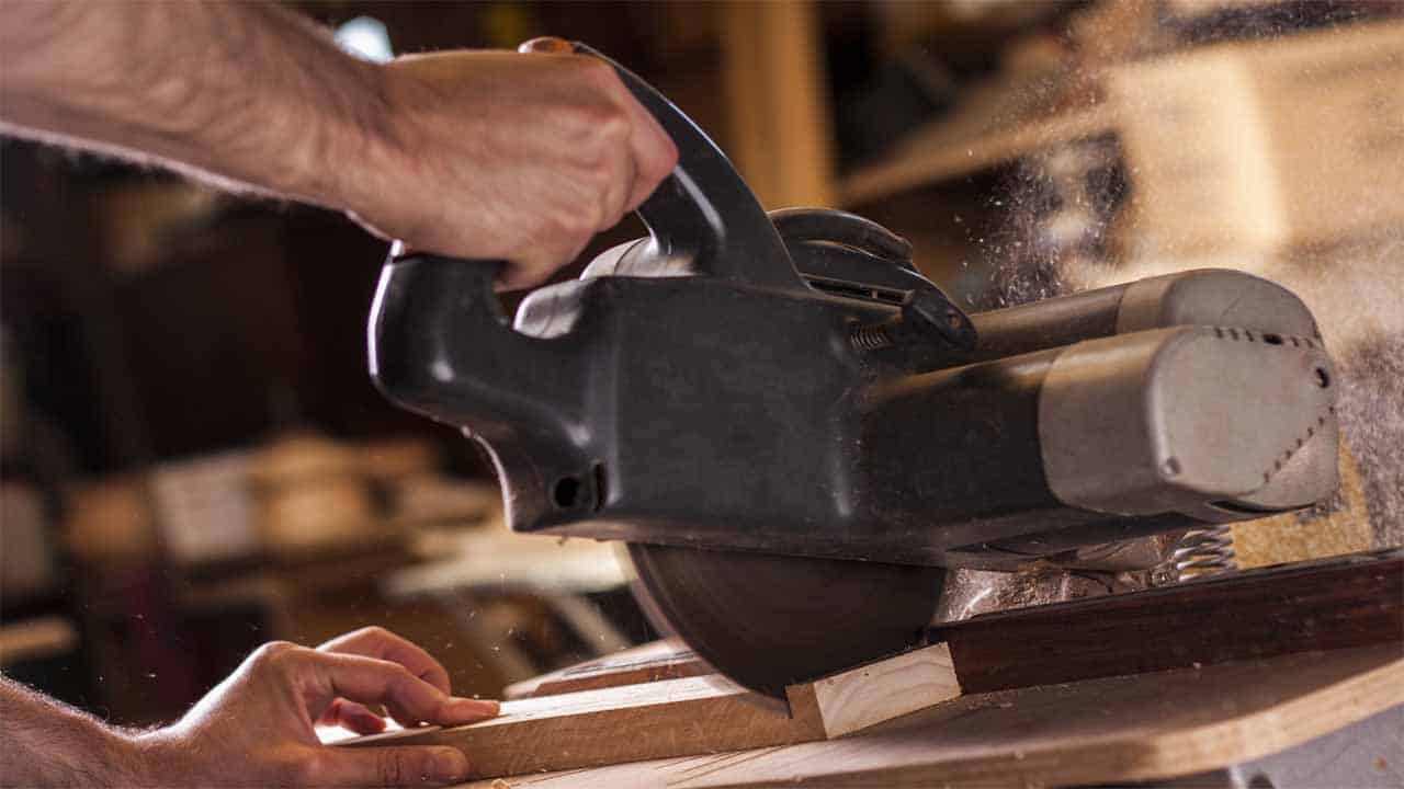 A chop saw is a very powerful saw. The only problem with this saw is that it can be used to only cut at 90-degrees. But, it has great power. It can cut through concrete, metal, wood, etc. If you want straight cuts then you should go for the chop saw.