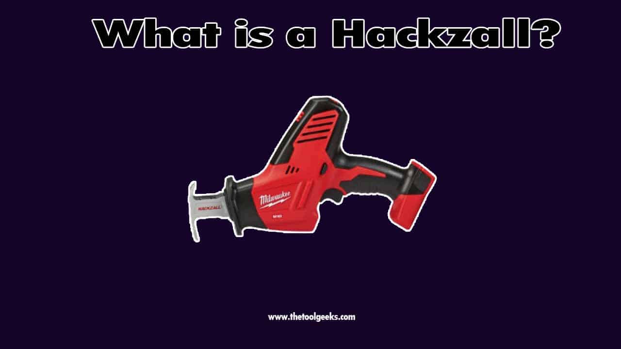 The hackzall is a cordless power tool. It's a handheld tool that you can hold with only one hand. This power tool is used for tight spaces. It doesn't have as much power as the reciprocating saw, but it will do wonders for small DIY projects.