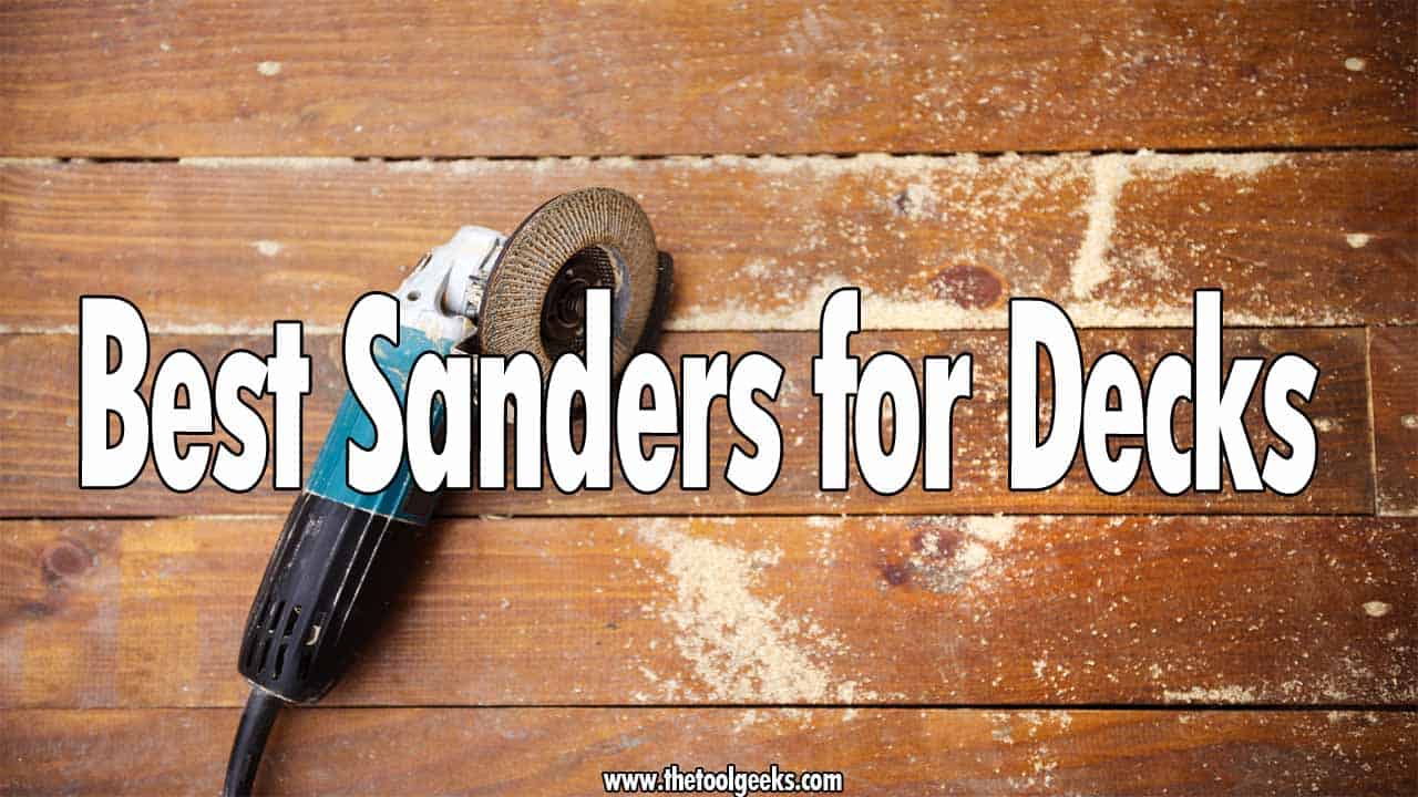 Best Sanders for Decks