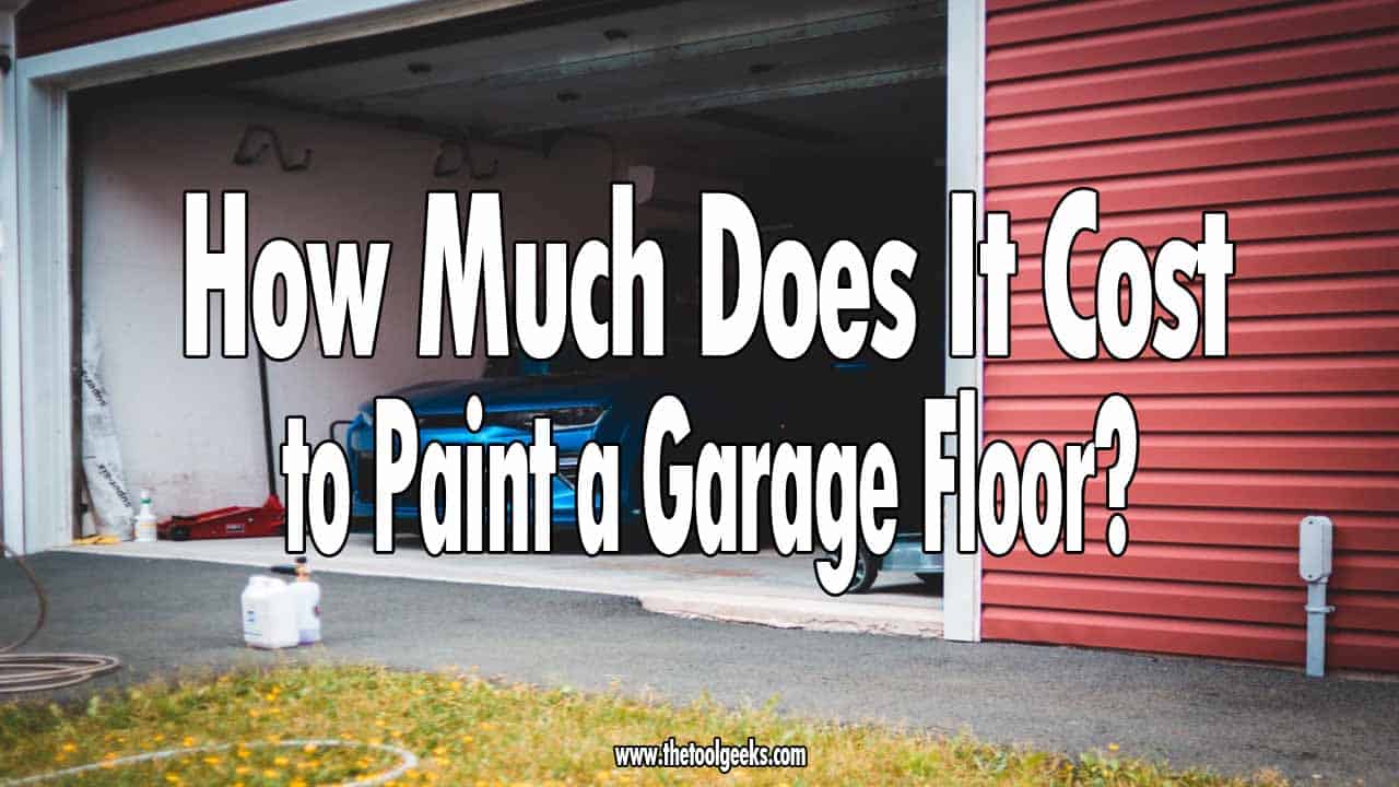 How Much Does It Cost to Paint a Garage Floor