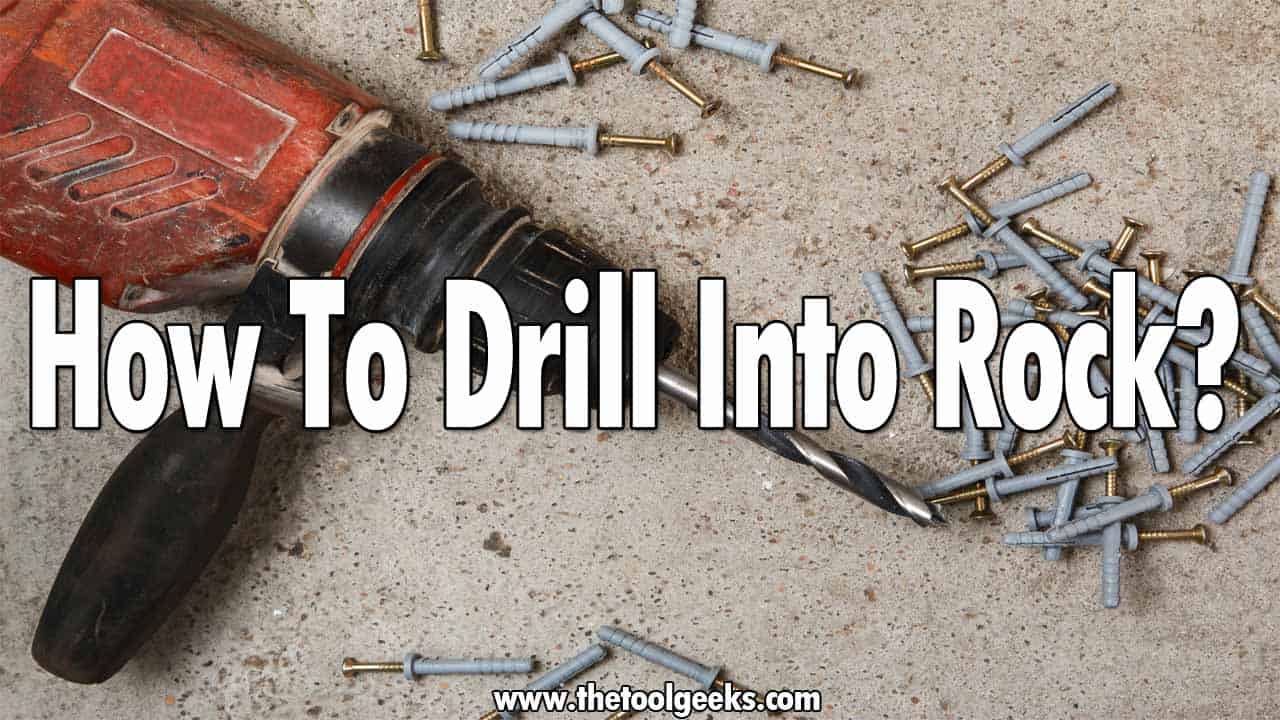 How to Drill Through Rock