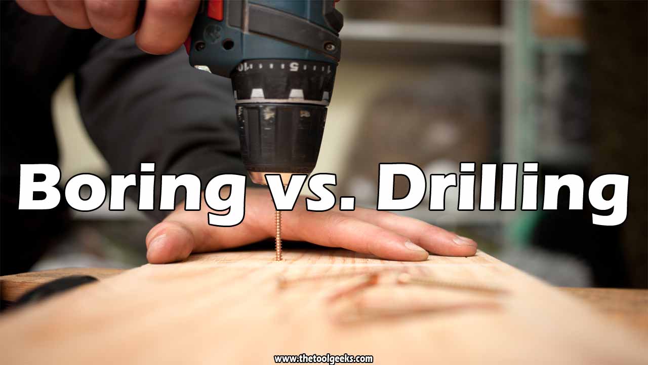 Boring vs Drilling