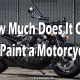 How Much Does It Cost To Paint a Motorcycle?