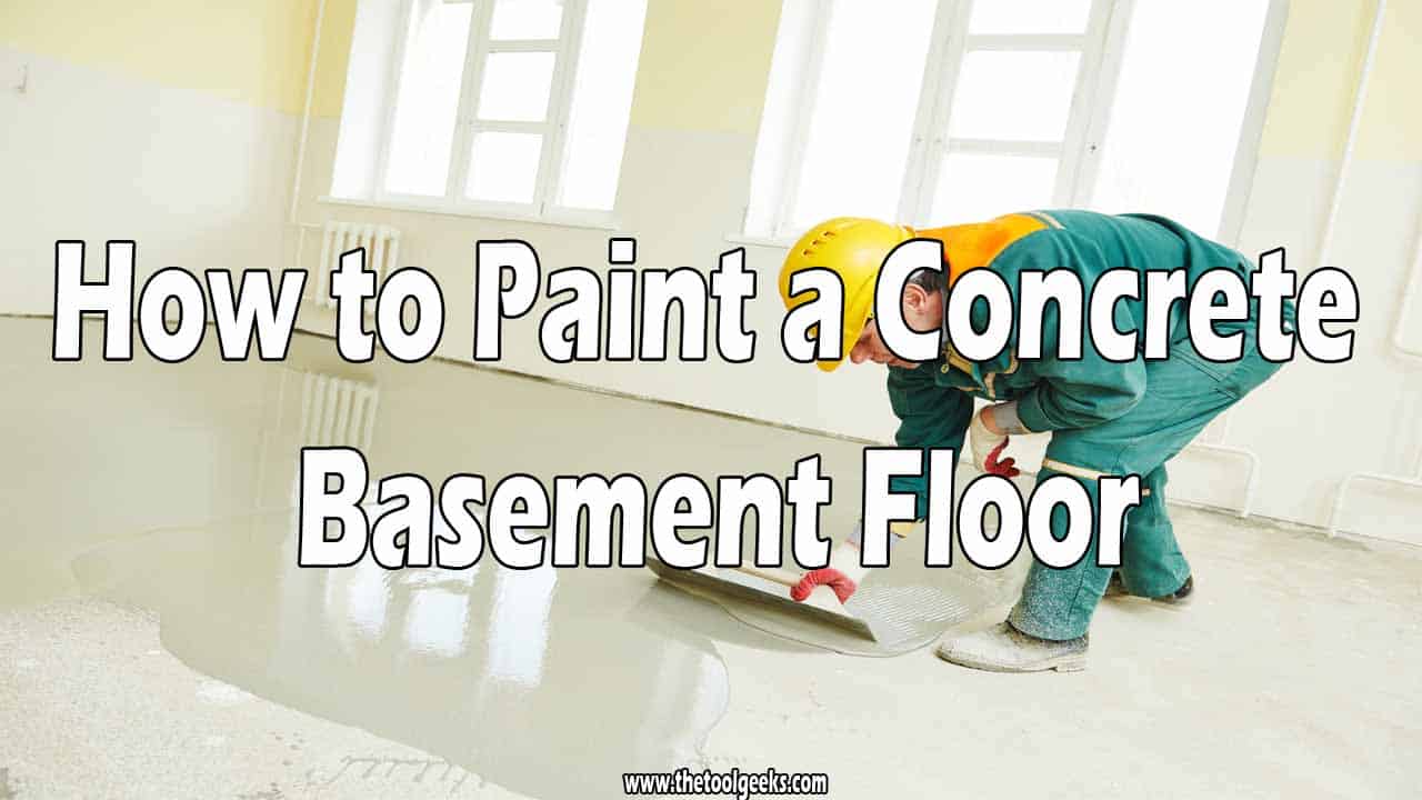 How to Paint a Concrete Basement Floor