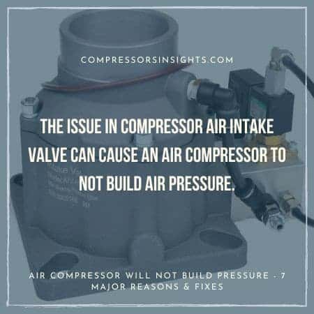 Air Compressor Will Not Build Pressure