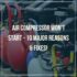 Air Compressor Won’t Start – 10 Major Reasons & Fixes!