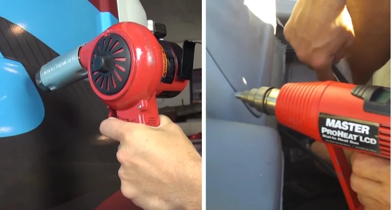 When to Use a Steam or Heat Gun on the Vinyl Wrap