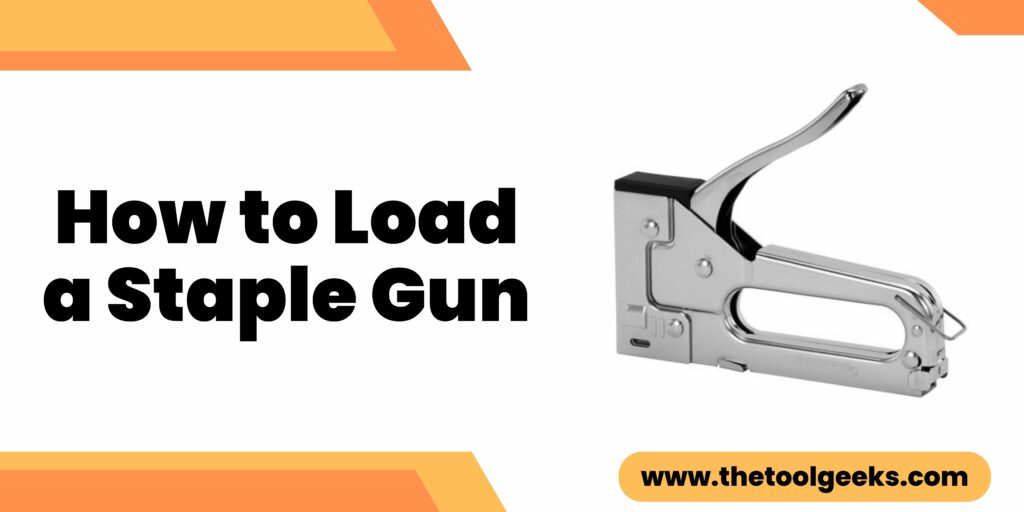 How to Load a Staple Gun