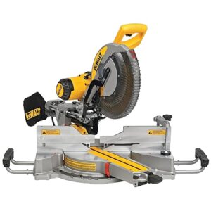 DeWalt DWS780 12″ Dual Bevel Sliding Miter Saw “12-inch sliding compound miter saw”, “dual bevel”, “cut capacity”