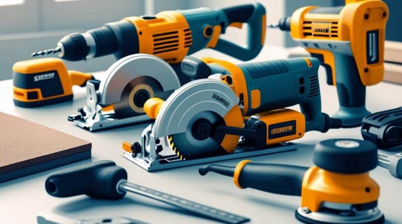 Power tools fall into several main categories based on their primary function. Each category contains specific tools designed for drilling, cutting, smoothing, or fastening materials.